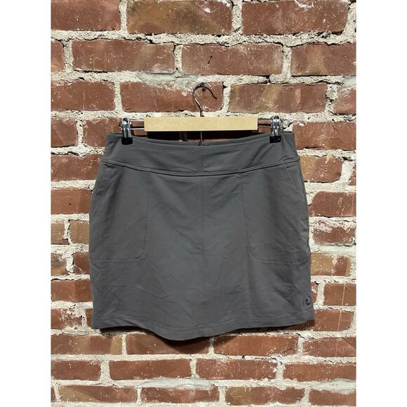 Footjoy Performance Skort Size Medium Gray Golf Skirt Solid Active - Picture 1 of 4